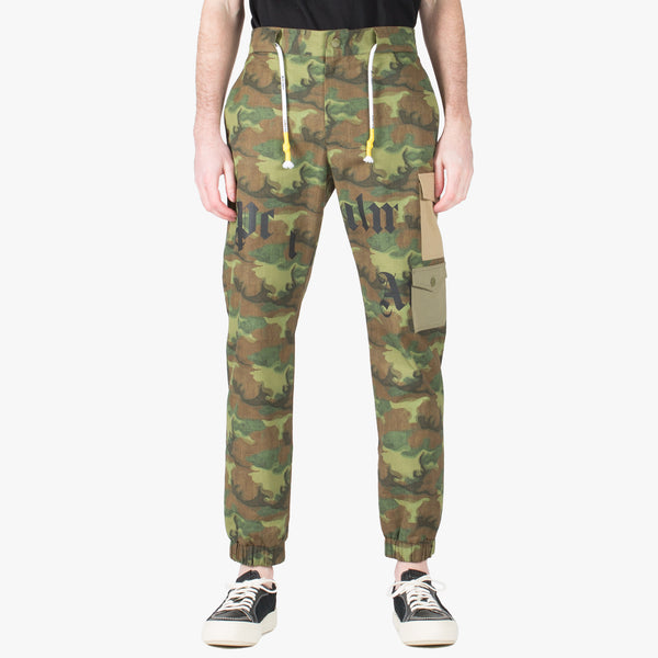 Palm Angels Sweatpants Camouflage Cargo Pants