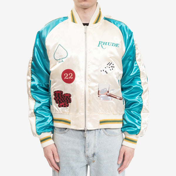 Rhude - Smoking Jacket in White