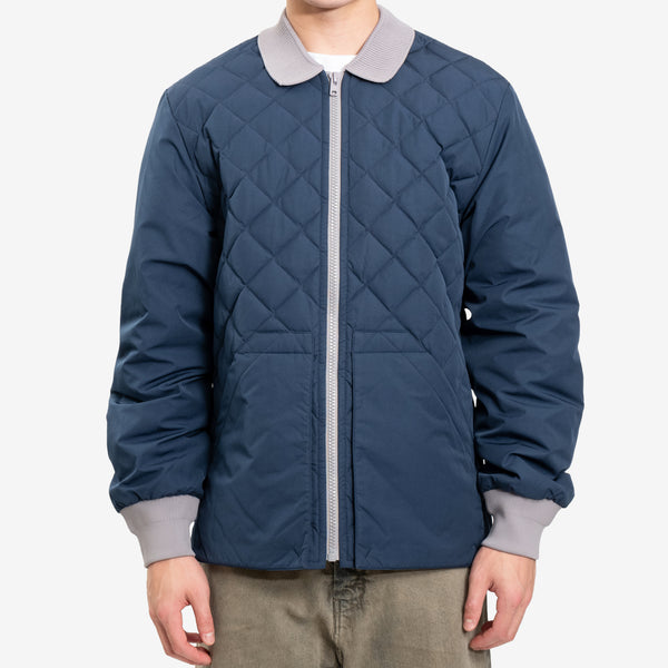 KENZO Mens Quilted Puffer Jacket in Midnight Blue