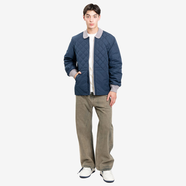 KENZO Mens Quilted Puffer Jacket in Midnight Blue