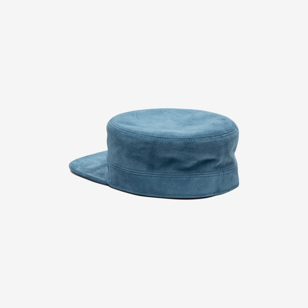 KENZO Unisex Suede Cap in Blue