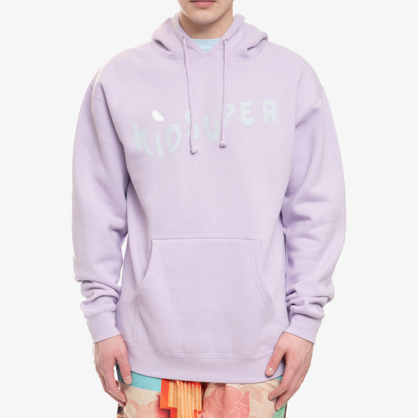 Mens KidSuper Hoodie - Kidsuper Wave Hoody in Lilac