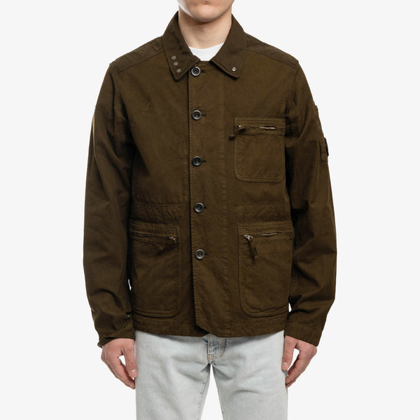 C.P. Company Coat for Men Mais B Field Jacket in Ivy Green