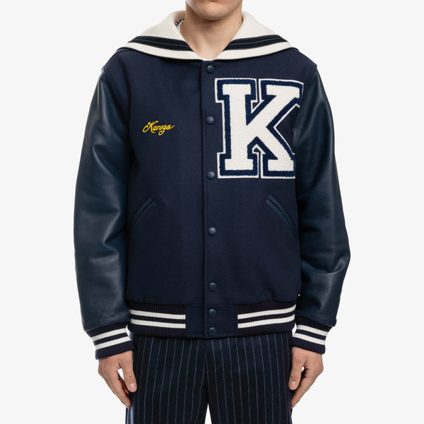 KENZO - Sailor Varsity Jacket in Midnight Blue