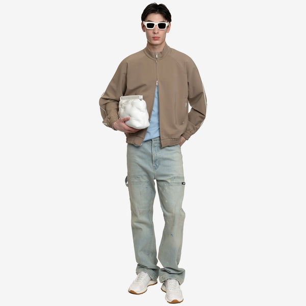 Represent Clothing Brand Mens Tracksuit Jacket in Mushroom