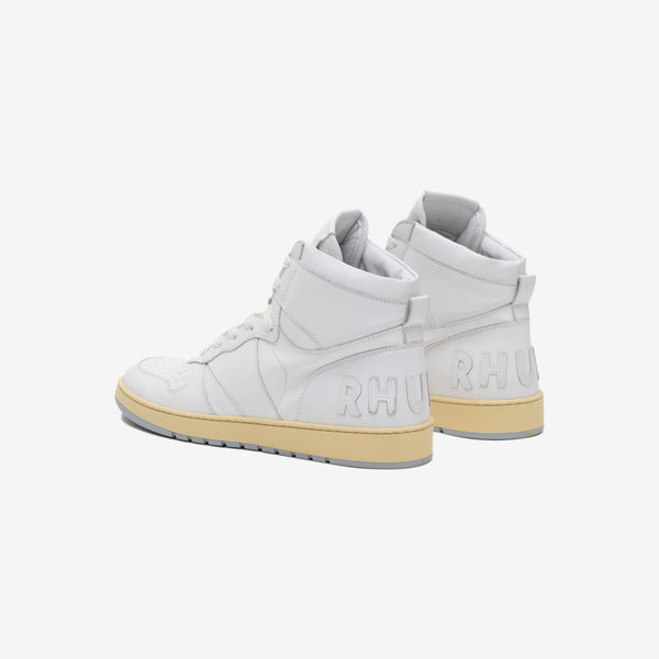 Rhude Shoes Rhecess HI Sneakers in White