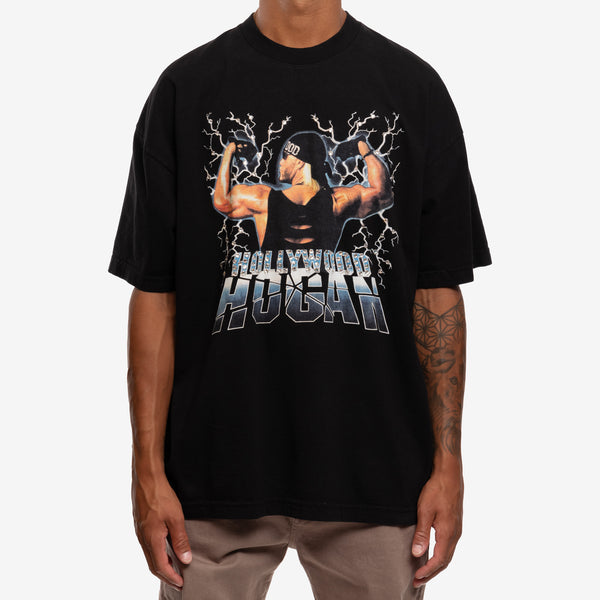 Dom Rebel - Hulk Hogan Vintage Crystal T-Shirt in Black