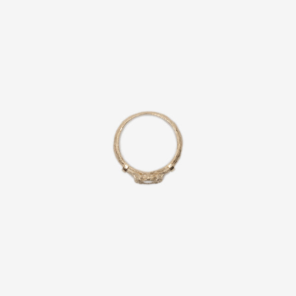 Bleue Burnham Mini Bound Willow Ring in Gold