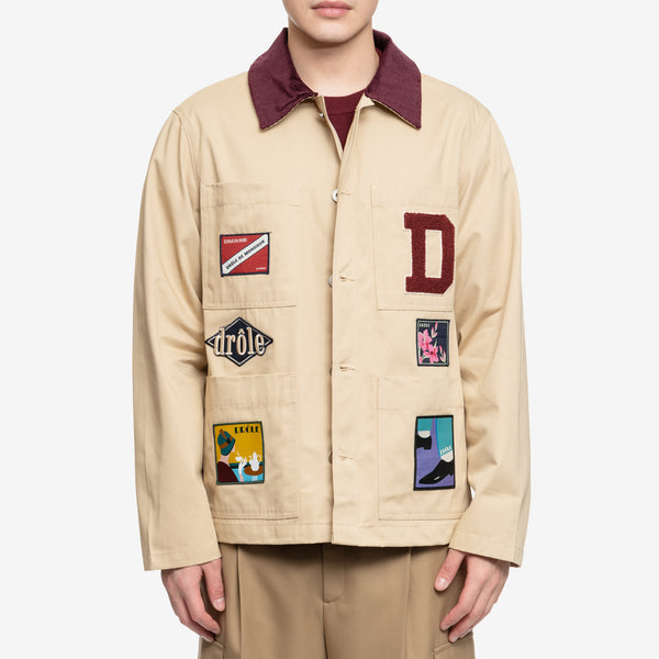 Drôle de Monsieur Mens Le Veste Voyage in Beige