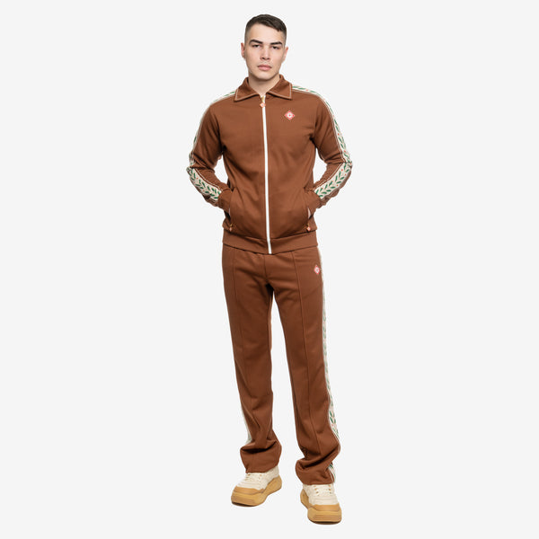 Men Casablanca Laurel Track Pants in Brown