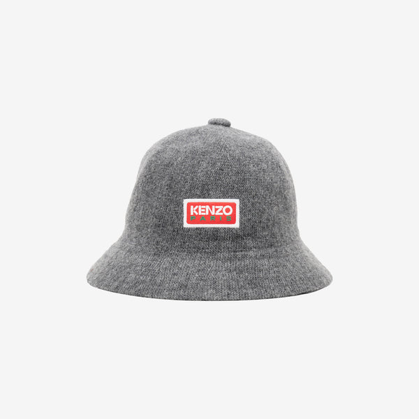 KENZO Unisex Hip Hop Bucket Hat in Middle Grey