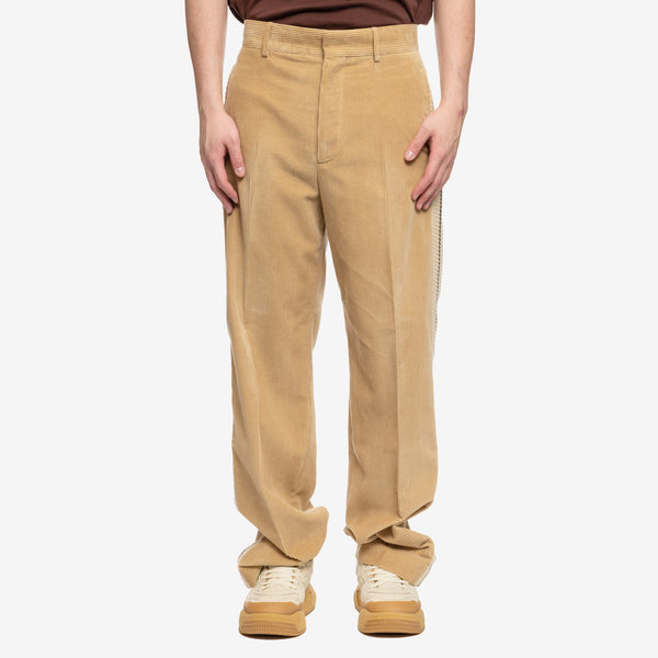 Palm Angels Corduroy Suit Travel Pants in Beige