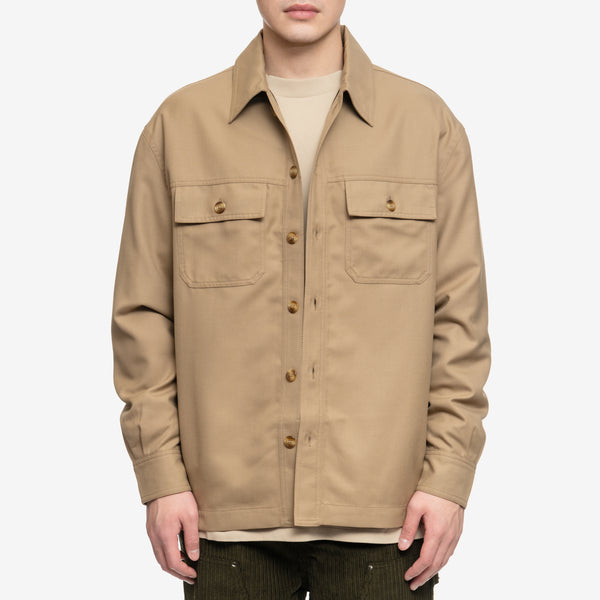 Drôle de Monsieur - Le Chemise Flanelle in Beige