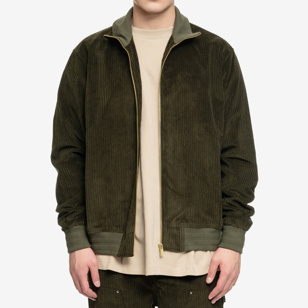 Drôle de Monsieur - Le Veste Survet Corduroy in Khaki