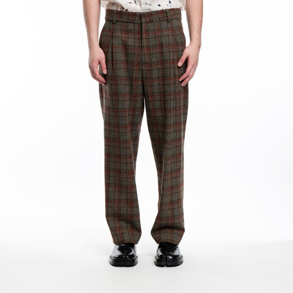 Drôle de Monsieur Mens Le Pantalon Golfeur Tweed in Taupe