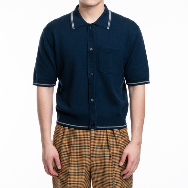KENZO - Target Polo in Navy