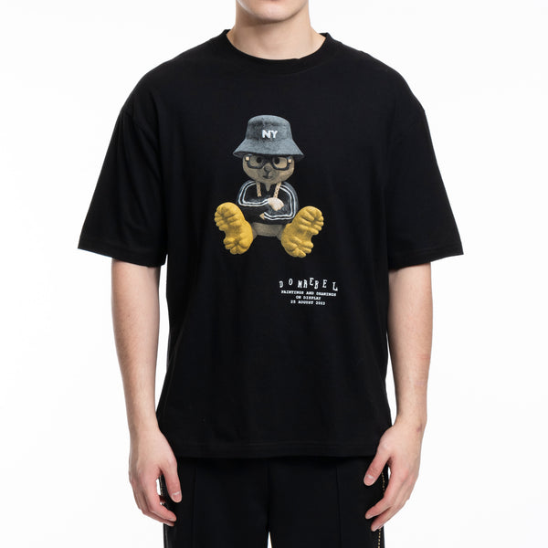 Dom Rebel - New Yorker T-Shirt in Black