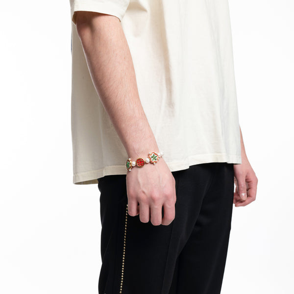 Women and Men Casablanca Gradient Flower Bracelet