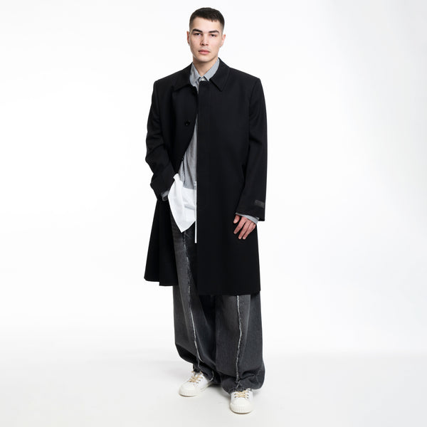 MM6 - Raw Pleat Jeans in Grey