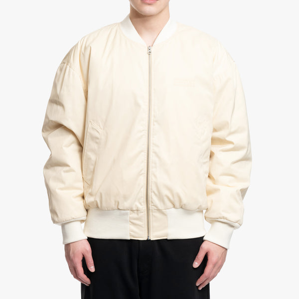 Maison Margiela MM6 Mens Twill Bomber Jacket in Beige