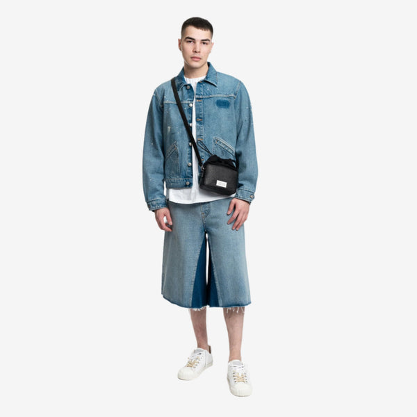 Maison Margiela MM6 Mens Gathered Collar Shirt in White