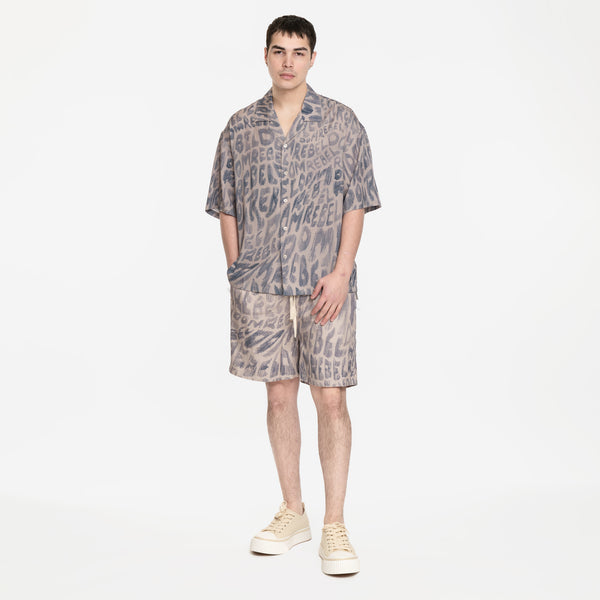 Mens Dom Rebel New Wave Shorts in Beige