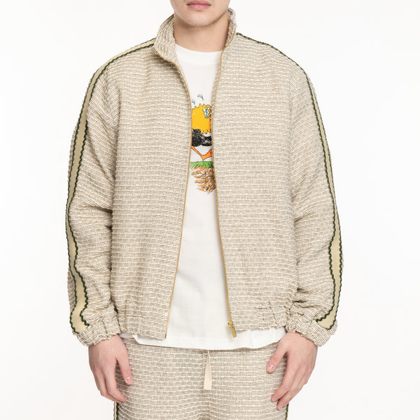 Drôle de Monsieur Mens La Veste Survey Tweed in Beige