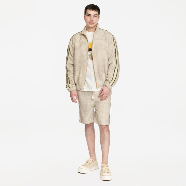 Drôle de Monsieur Mens La Veste Survey Tweed in Beige