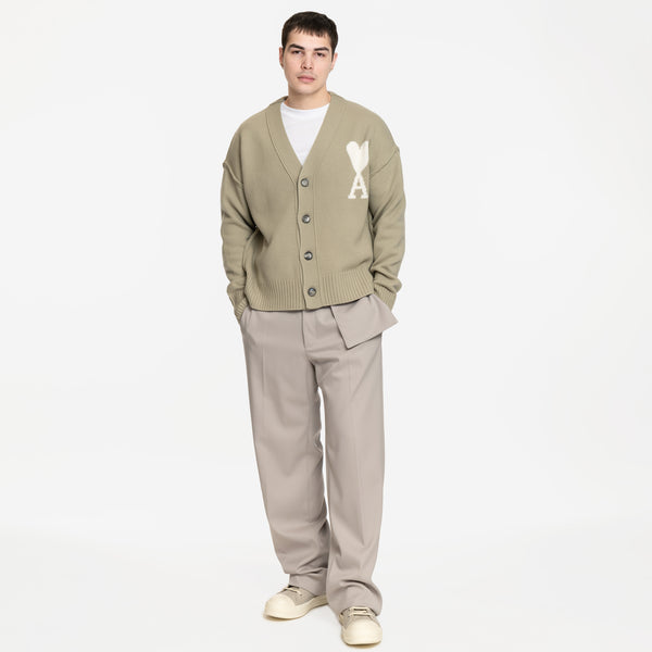 Maison Margiela MM6 Mens Wool Cargo Pocket Pants in Taupe