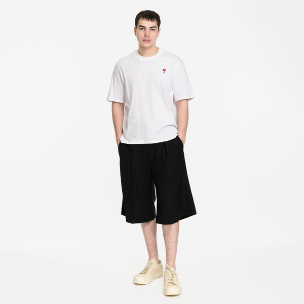 AMI Paris for Men Long Bermuda Shorts in Black