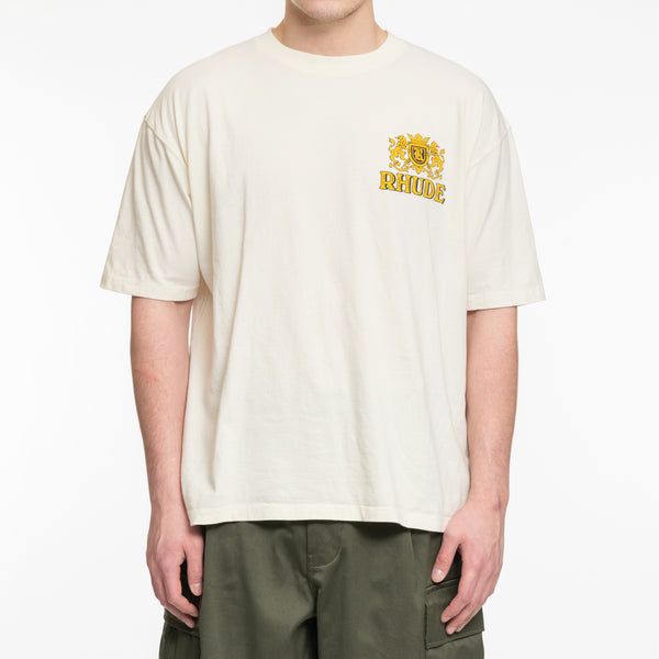 Rhude - Cresta Cigar T-Shirt in Vintage White
