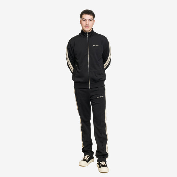 Palm Angels Mens Classic Logo Track Jacket in Black