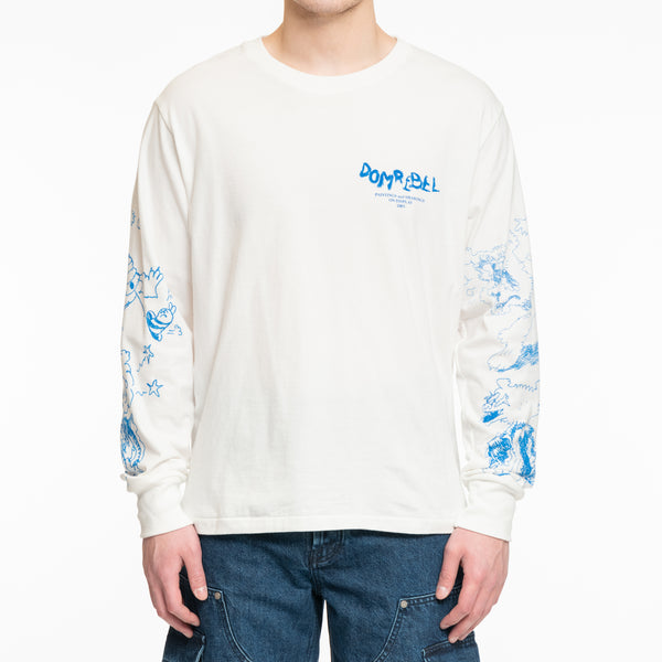 Mens Dom Rebel Tee - Bruins Long Sleeve T-Shirt in Ivory