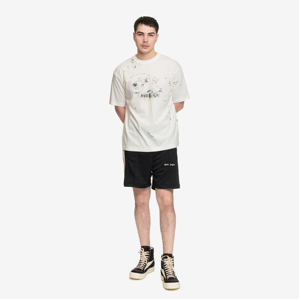 Palm Angels Classic Logo Track Shorts in Black