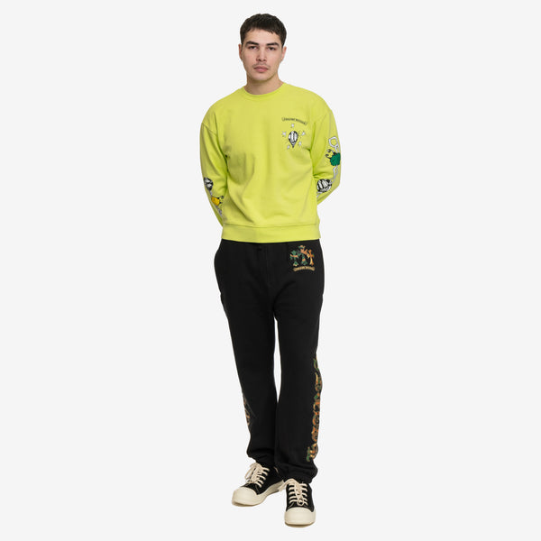 Chrome Hearts Men's Mattyboy Link Sweatshirt in Green