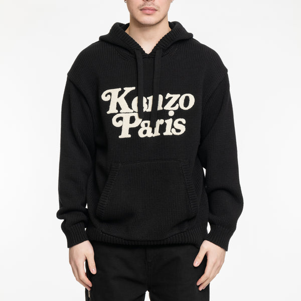 KENZO Knit Hoodie for Men Verdy Knit Hoody in Black