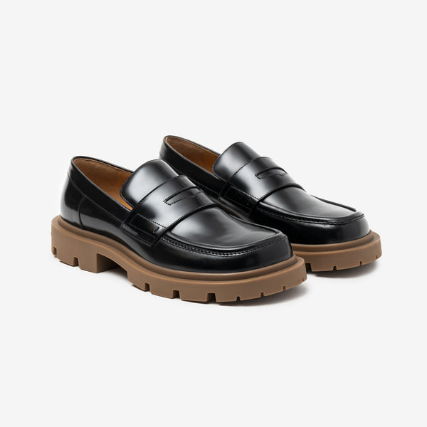 Mens Maison Margiela Ivy Loafer Shoes in Black