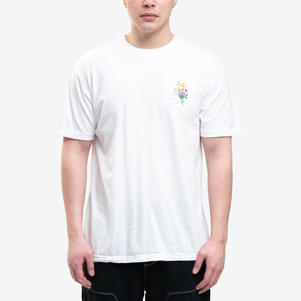 Mens KidSuper Tee - Growing Ideas T-Shirt in White