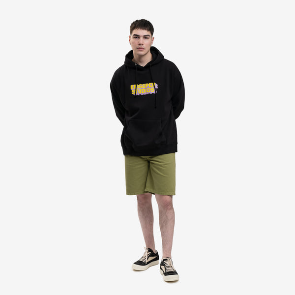 Mens KidSuper Studios Logo Hoody in Black