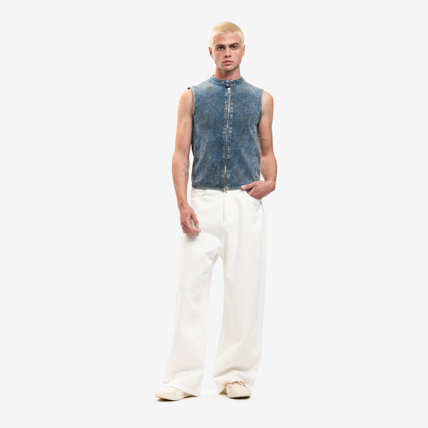 Willy Chavarria Mens Santee Alley Jeans in White