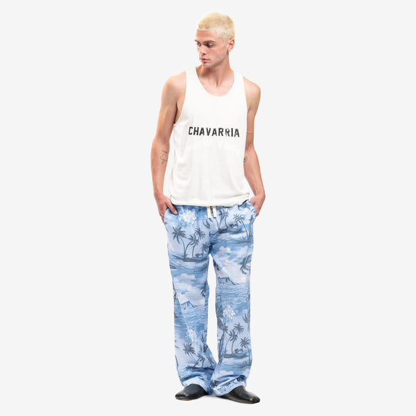 Palm Angels Sunset Loose Pants in Indigo Blue