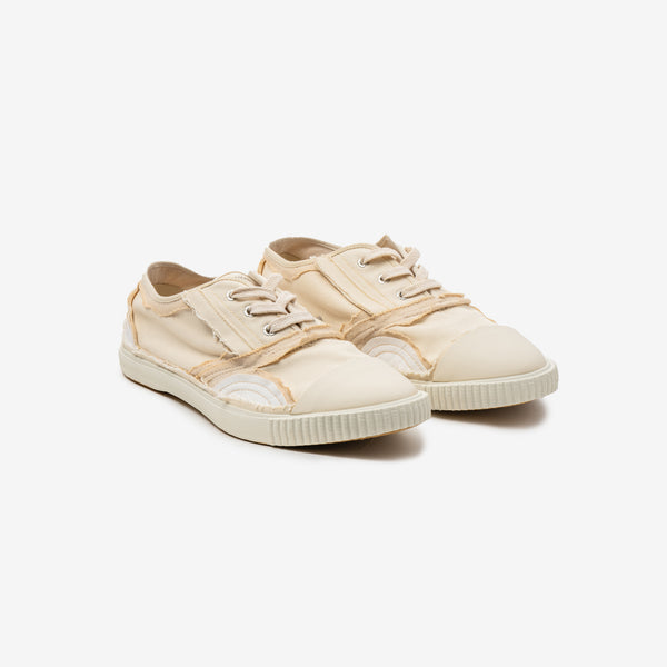 Maison Margiela Mens Inside Out Low Sneakers in Natural Mix