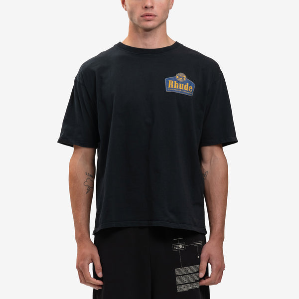 Rhude T-Shirt Grand Cru Tee in Vintage Black