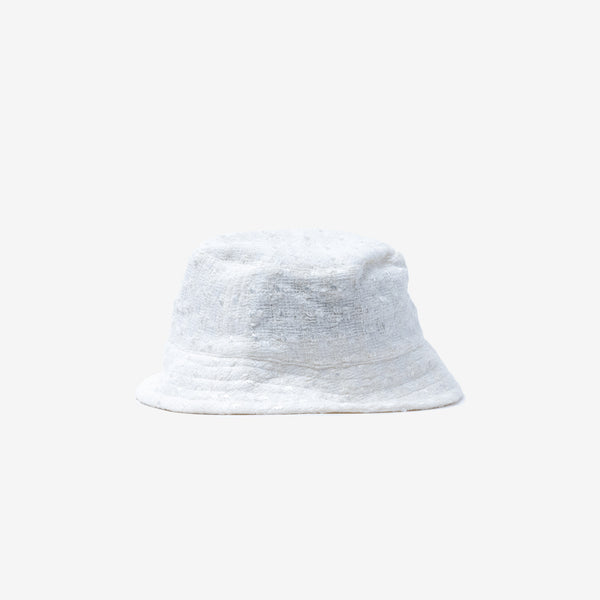Women and Men Casablanca Embroidered Tweed Bucket Hat