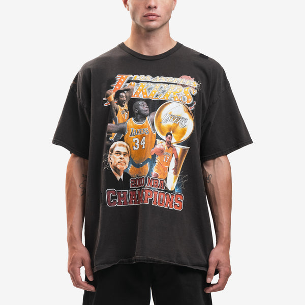 Dom Rebel Tee LA Lakers Vintage T-Shirt in Black