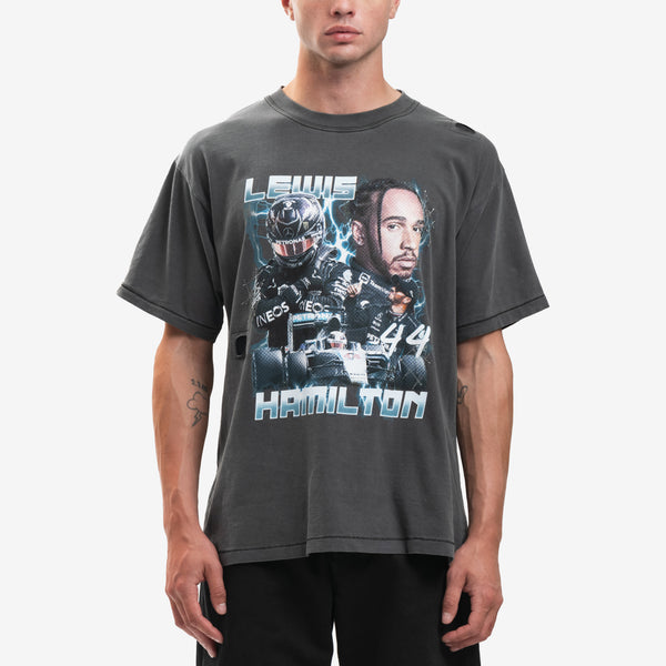 Dom Rebel Tee Lewis Hamilton Vintage T-Shirt in Black