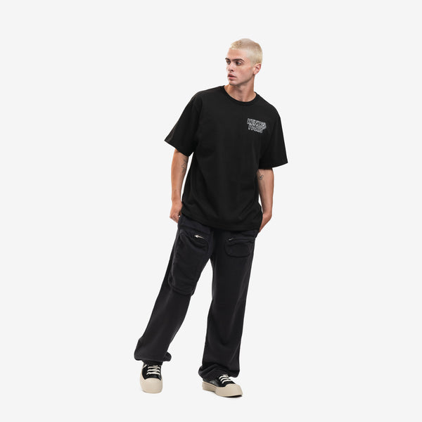 Mens KENZO Tee Constellation Embroidered T-Shirt in Black