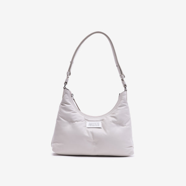 Unisex Maison Margiela Glam Slam Small Hobo Bag in Chalk