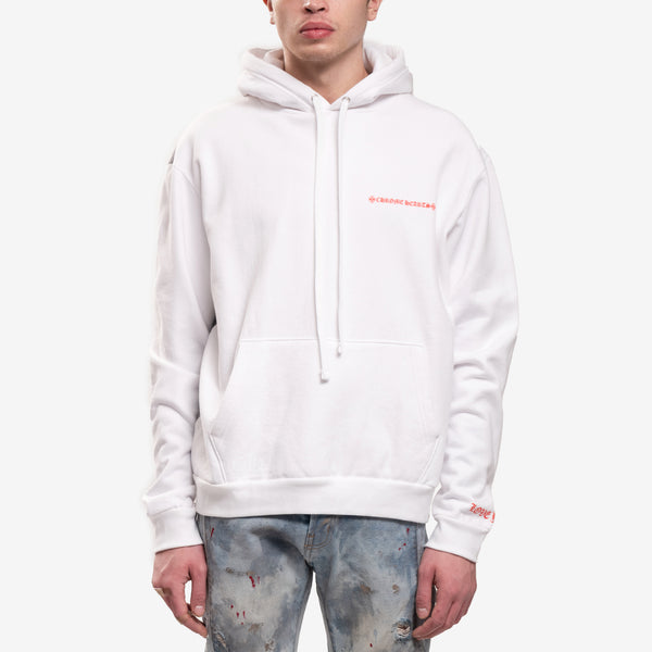 Chrome Hearts Laurie Lynn Stark Portrait Pull Over Hoody in White