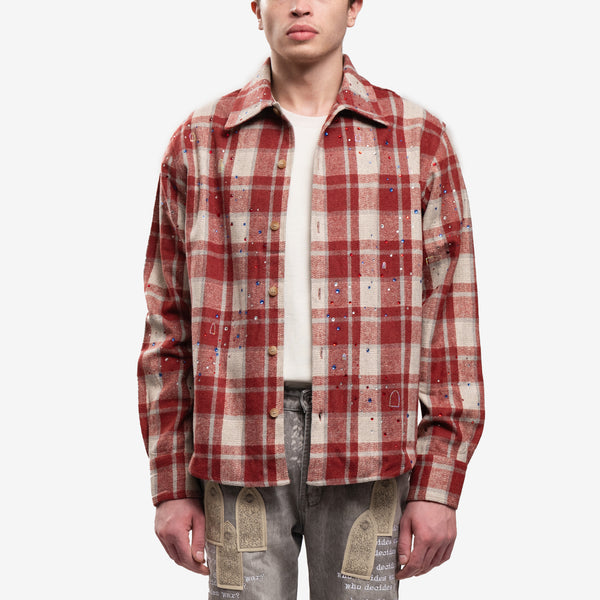 Mens Who Decides War Glory Flannel in Multicolor